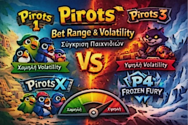 Σύγκριση της μεταβλητότητας των παιχνιδιών Pirots με έμφαση στην εμπειρία του Pirots 3