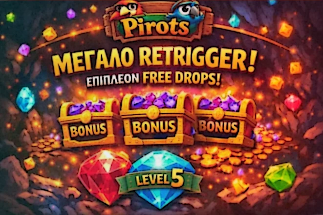 Η επαναπυροδότηση των Free Drops στο Pirots με νέα bonus symbols και επιπλέον δωρεάν γύρους