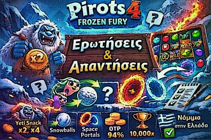Συχνές ερωτήσεις για το Pirots 4 Frozen Fury σχετικά με RTP, Snack multiplier και νομιμότητα