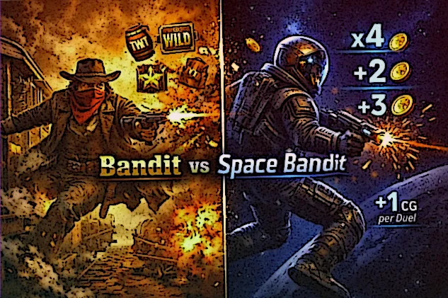 Σύγκριση του Pirots 4 Lost in Space με το Pirots 3 και αλλαγές στον Bandit και στα features