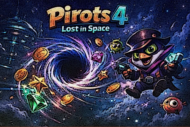 Pirots 4 Lost in Space βασικά στοιχεία με CollectR 6x6, RTP 94 και πέντε νέα features