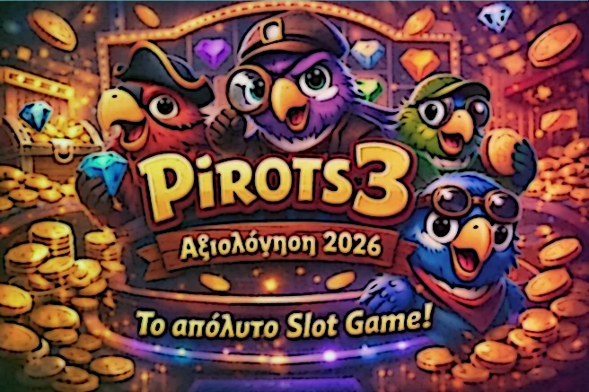 Παρουσίαση του Pirots 3 με western αισθητική, καουμπόηδες-πουλιά και μεγαλύτερο αρχικό πλέγμα 6x7