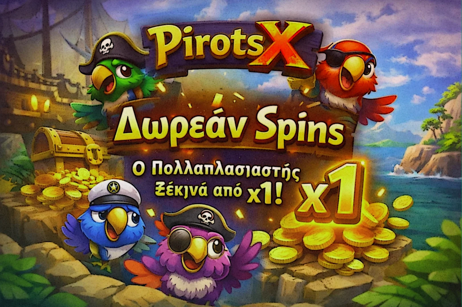Δωρεάν γύροι στο Pirots X demo με cascades, cluster pays και αυξανόμενο global multiplier