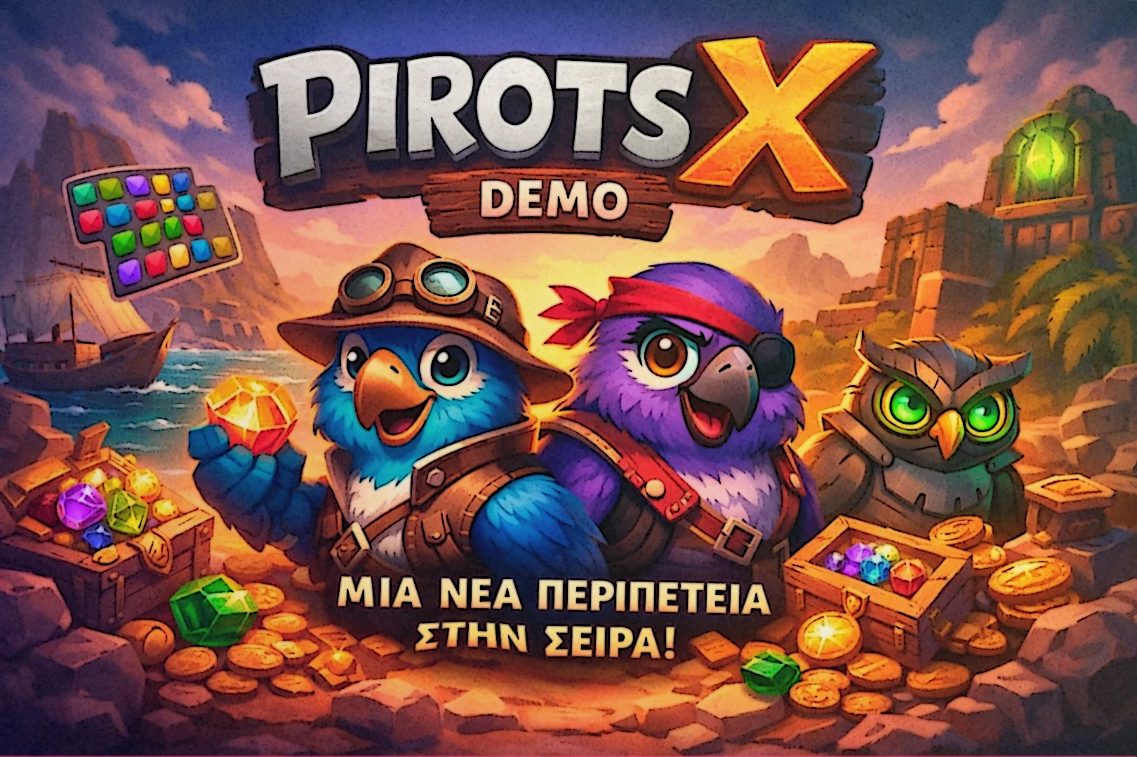 Η θέση του Pirots X μέσα στη σειρά Pirots ως το μοναδικό spin-off με cluster pays αντί για CollectR