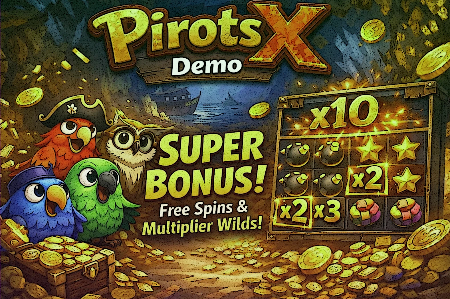 Οδηγός X iter στο Pirots X demo με τις διαθέσιμες επιλογές bonus και feature buys